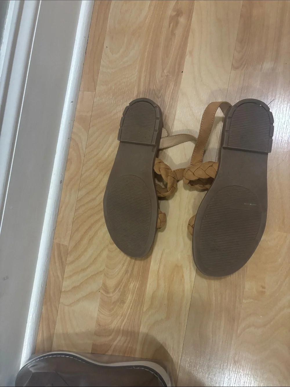 Braided Strap Tan girls Sandals